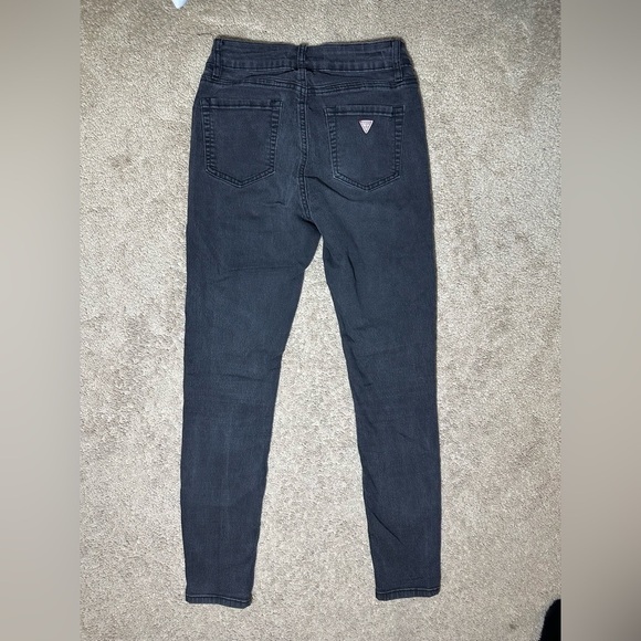 Vintage Guess Faded Black Denim Skinny Jean Women’s Sz 27 - Picture 1 of 7